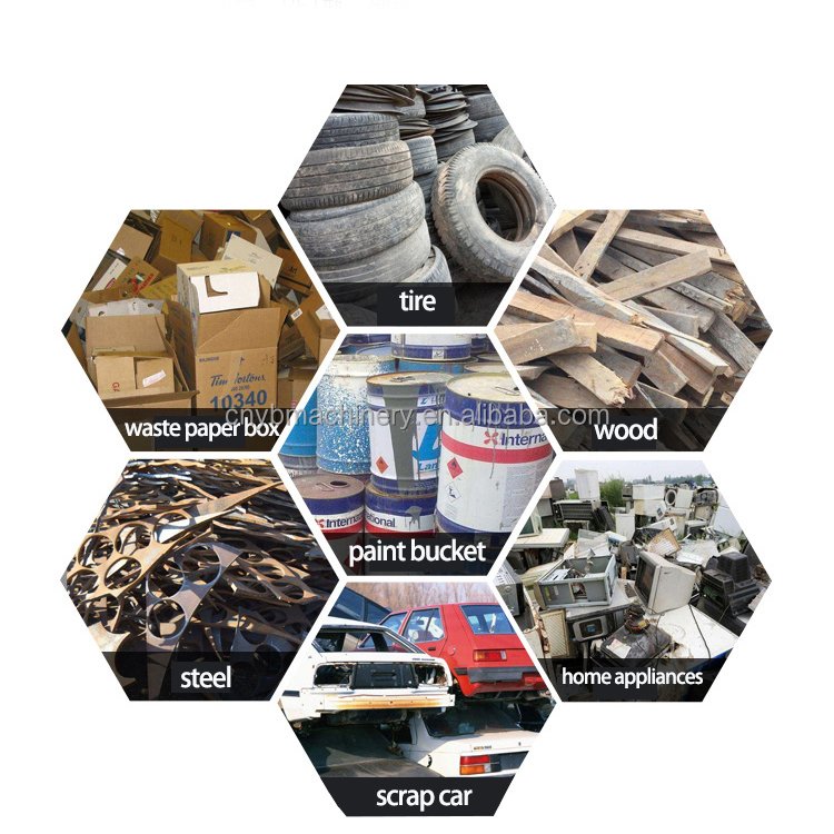 Large Capacity Waste Casting Aluminum Brass Iron Copper Shredding Machine Price Steel Chip Scrap Metal Shredder